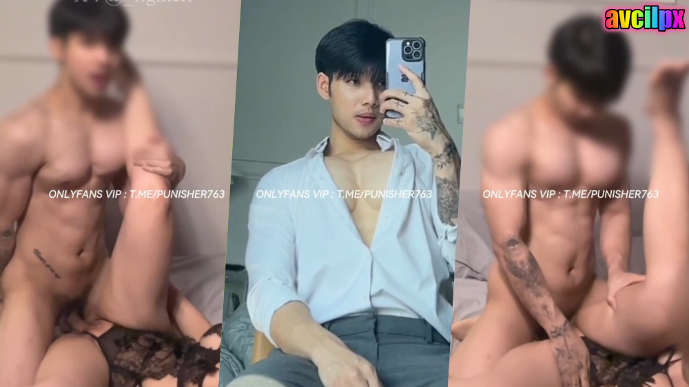 หล่อหุ่นดีซิกแพ็คแน่นล้ำกล้ามโต fightmyworlds น้องไฟท์ คลิปโป๊ทวิตเตอร์ VK โดนจัดหนักยกขาแล้วก็ซอยหีonlyfansชุดนอนสีดำพลีกายถวายหีให้พี่เลยคืนนี้